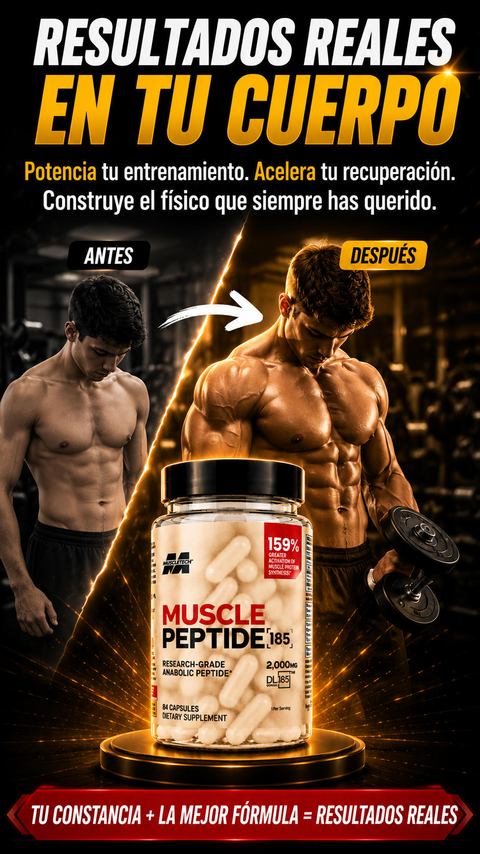 Muscle Peptide 185 OFERTA DE LANZAMIENTO🔥